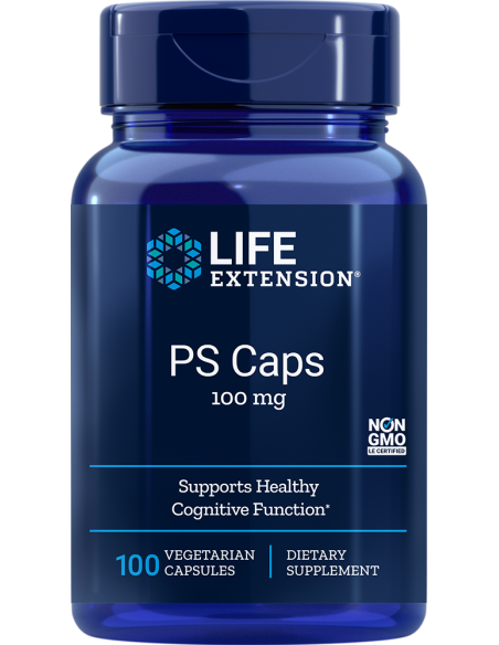 PS Caps 100 mg - 100 vegetarian capsules | Life Extension