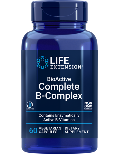 BioActive Complete B-Complex - 60 vegetarian capsules | Life Extension