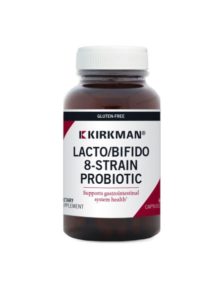 Lacto/Bifido 8-Strain Probiotic Capsules | Kirkman Labs