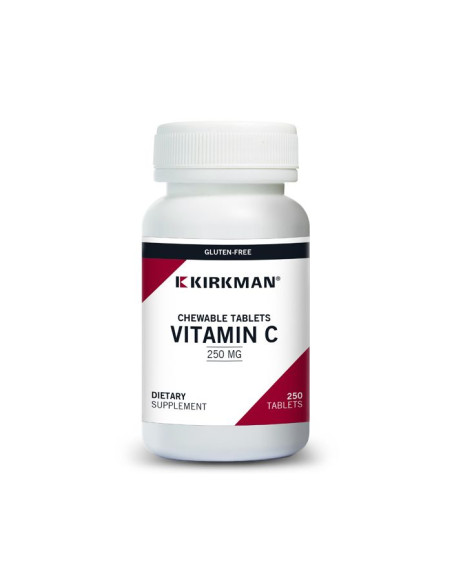 Vitamin C 250 mg Chewable Tablets - 250ct | Kirkman Labs
