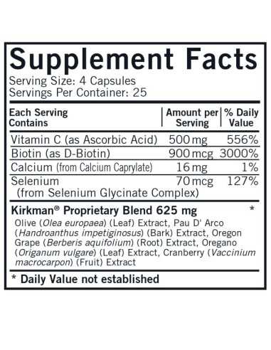 Yeast-Aid™ Advanced Formula - Kirkman Labs