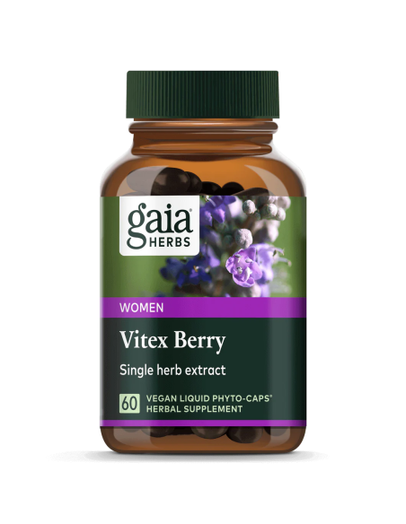 Vitex (Chaste Tree Berry) - 60 Liquid Phyto-Caps | Gaia Herbs