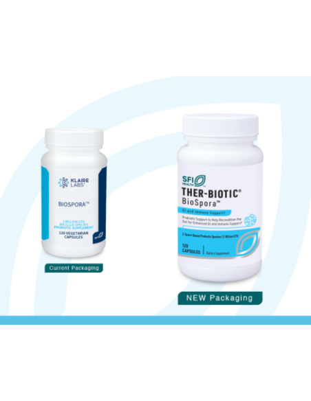 Ther-Biotic® Biospora™ with probiotic blend - 120 capsules | SFI HEALTH™
