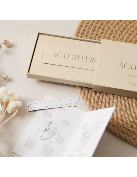 24 Karat vergoldetes Ohrsamen-Set | Acu Seeds