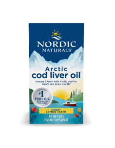 Arctic Cod Liver Oil Softgels, Lemon | Nordic Naturals