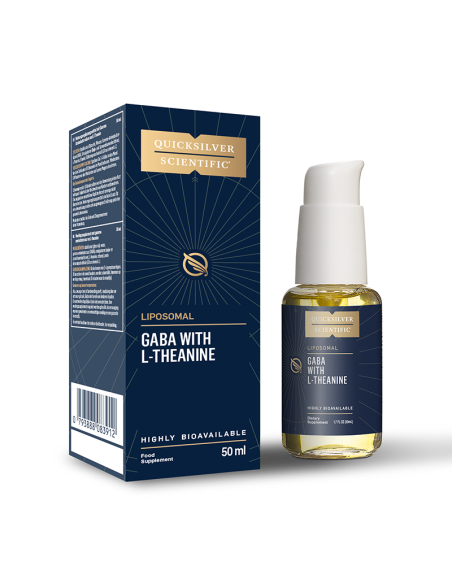 Liposomal GABA with L-Theanine, EU , 50 ml - Quicksilver Scientific