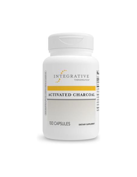 Activated Charcoal 560mg - 100 Capsules | Integrative Therapeutics