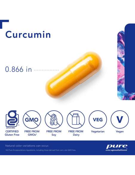 Curcumin - 60 Capsules | Pure Encapsulations