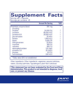 Digestive Enzymes Ultra - 90 Capsules | Pure Encapsulations 2