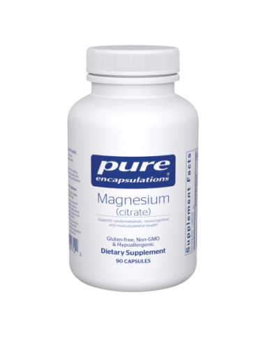 Magnesium Citrate - 90 Capsules | Pure...