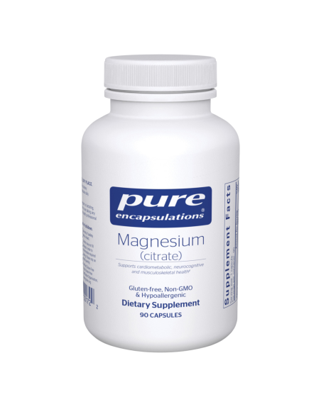 Magnesium Citrate - 90 Capsules | Pure Encapsulations