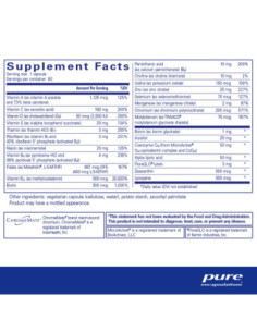 O.N.E Multivitamin - 60 Capsules | Pure Encapsulations 2