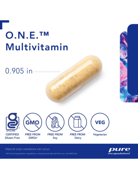 O.N.E Multivitamin - 60 Capsules | Pure Encapsulations