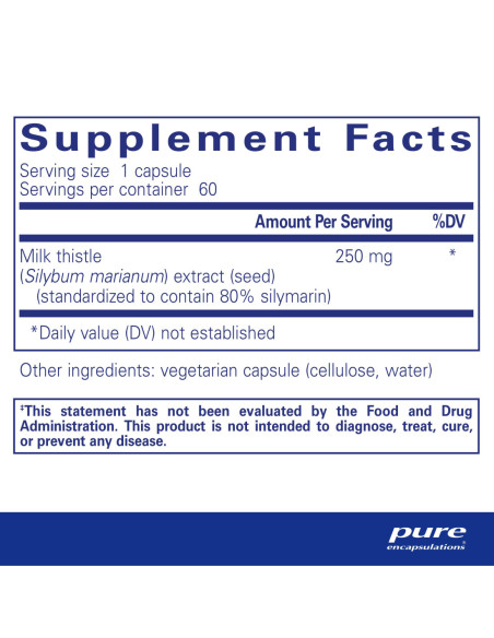 Silymarin - 60 Capsules | Pure Encapsulations