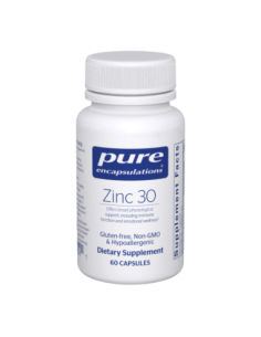 Zinc 30 - 60 Capsules | Pure Encapsulations