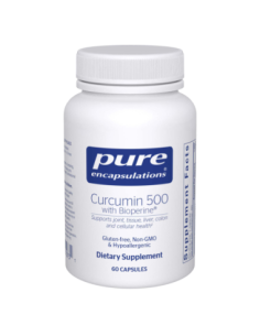 Curcumin 500 with Bioperine - 60 Capsules | Pure...