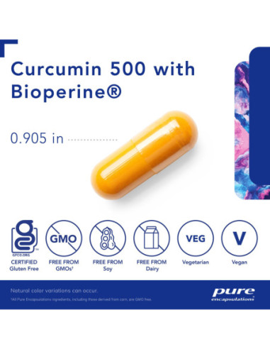 Curcumin 500 with Bioperine - 60 Capsules |...