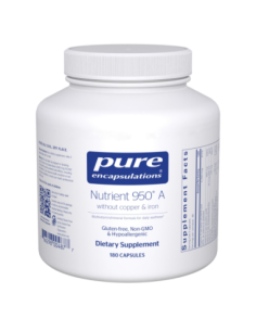 Nutrient 950E without Cu, Fe & Iodine - 180 Capsules |...