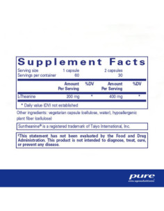 L-Theanine - 60 Capsules | Pure Encapsulations 2