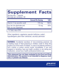 Iron-C - 60 Capsules | Pure Encapsulations 2