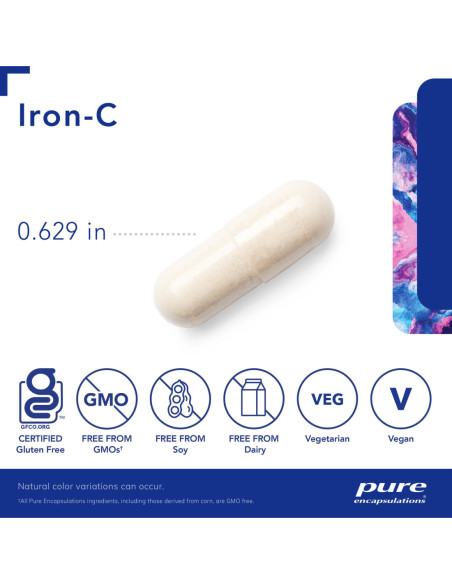 Iron-C - 60 Capsules | Pure Encapsulations