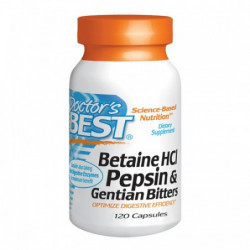 Betaine HCI Pepsin & Gentian Bitters - 120 Caps -... 2