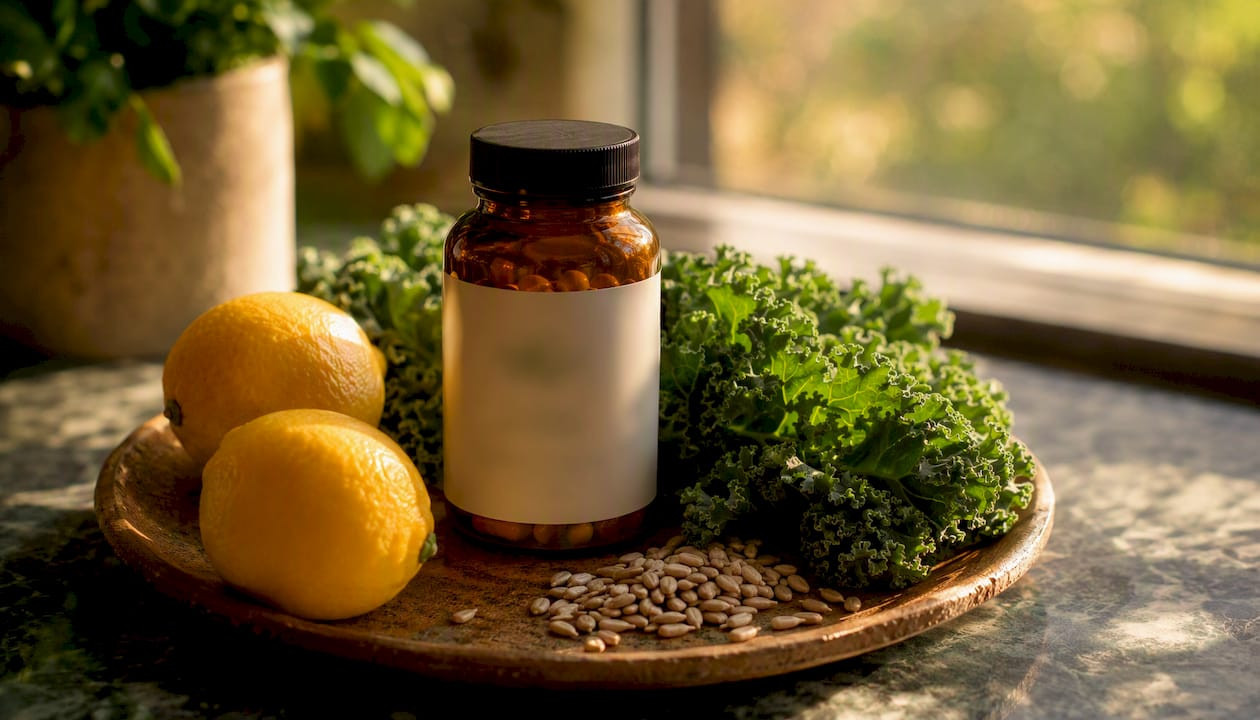 Voedingssupplement met verse ingrediënten ter ondersteuning van het immuunsysteem