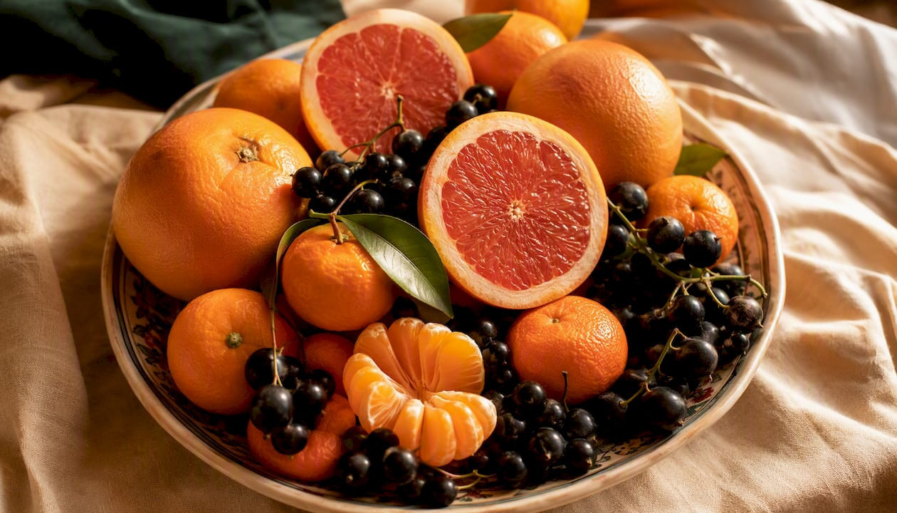 Vers fruit rijk aan vitamine C